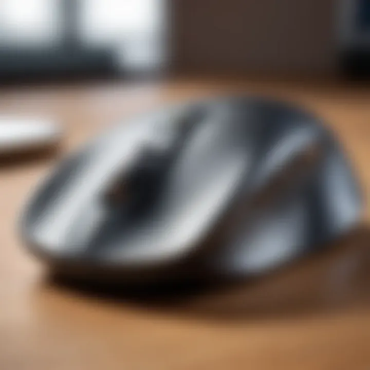 Wireless mouse showcasing ergonomic design