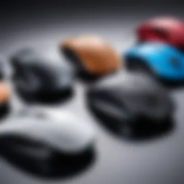 Comparison of different wireless mouse models