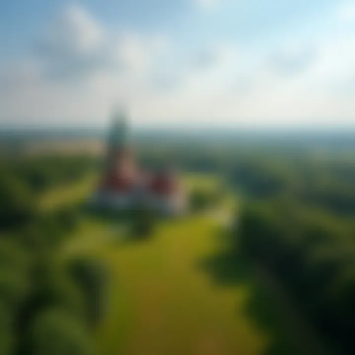 Scenic view of Suzdal's ancient buildings and landscapes