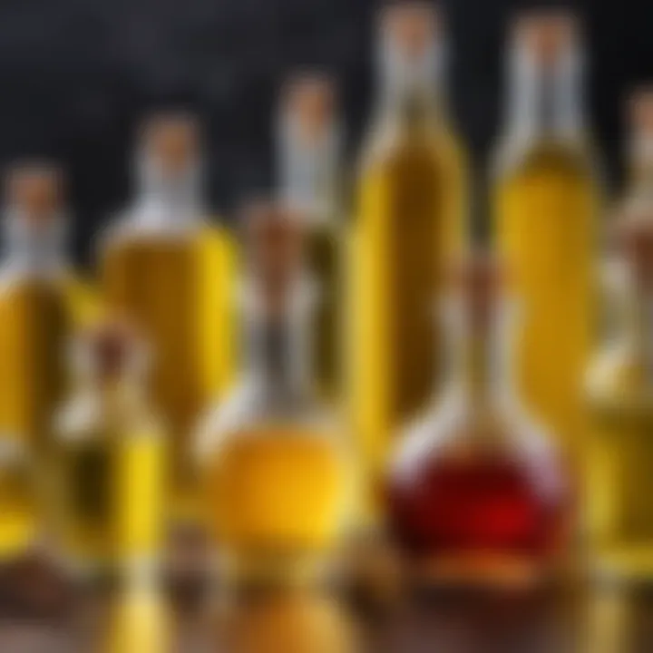 An assortment of cooking oils with refined deodorized oil highlighted