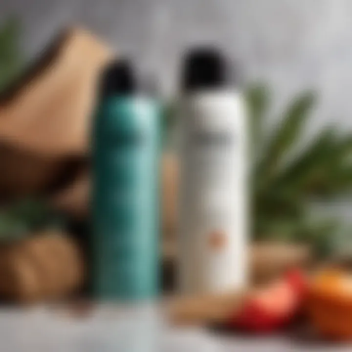 Close-up of Axe deodorant ingredients highlighting skin-friendly elements