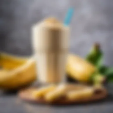 Health impact of protein shakes with banana