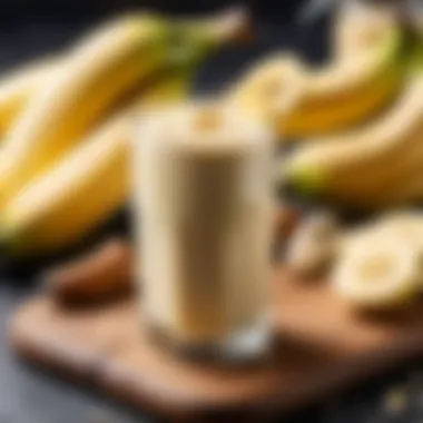 Delicious banana protein smoothie recipe