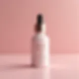 Serum bottle with retinol