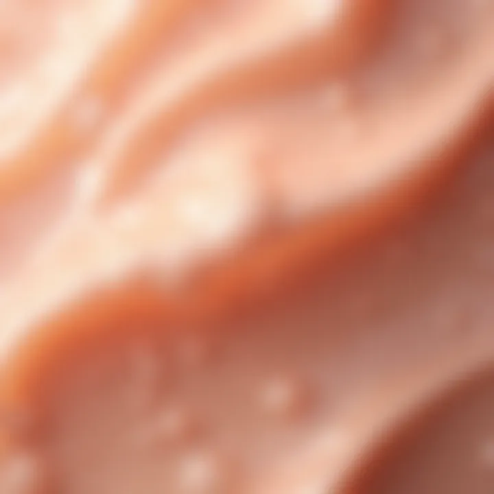 Close-up of serum texture