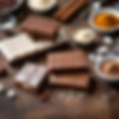 Ingredients used to create a homemade Bounty bar