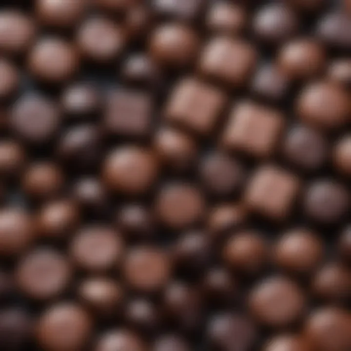 An array of Bounty chocolate variants including dark and milk chocolate