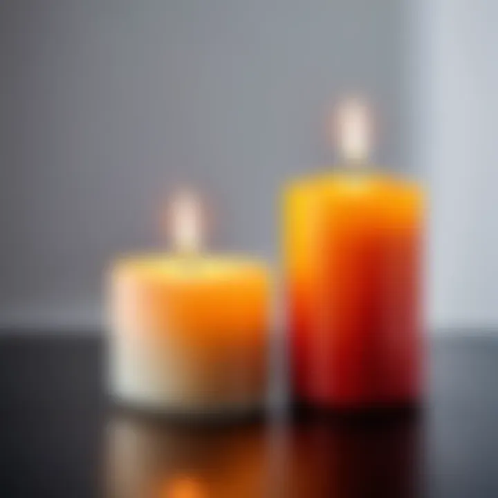 Candle icon in promotional sales context