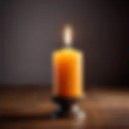 Candle icon representing warmth and ambiance