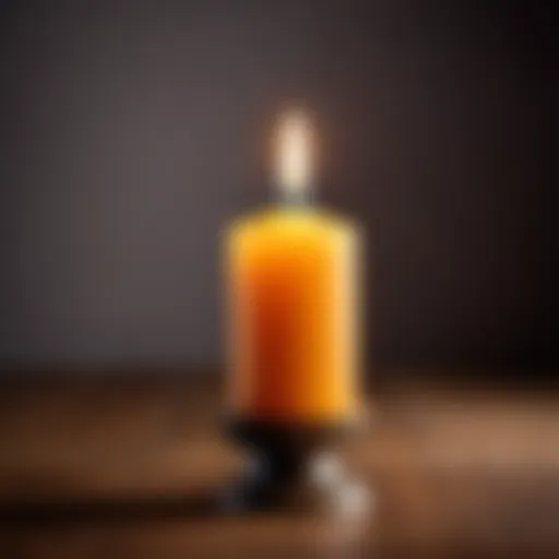 Candle icon representing warmth and ambiance