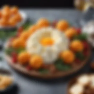 Cheese Balls Platter for Entertaining A beautifully styled platter of cheese balls for a gathering