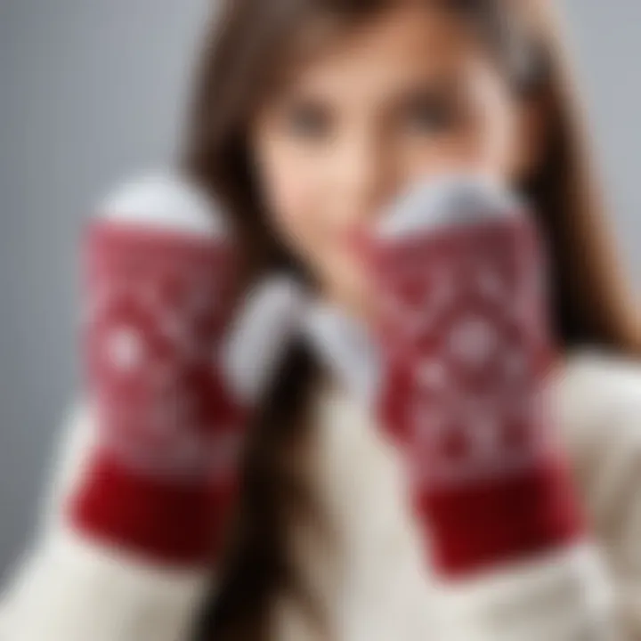 Durable materials used in kids' mittens