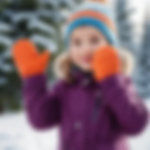 High-quality waterproof mittens for children