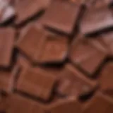 Rich texture of sugar-free milk chocolate