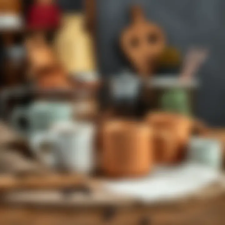Selection of materials for mug making