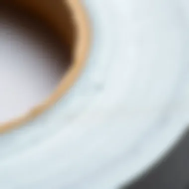 Material Composition of Insulation Tape Close-up of insulation tape material
