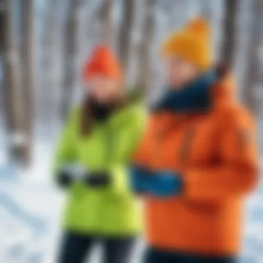Collaboration Among Young Specialists in Winter Young specialists collaborating in outdoor settings