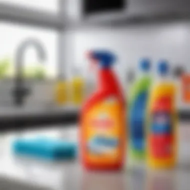 Infographic detailing consumer preferences in cleaning products