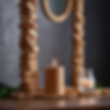 Stylish Interior Enhanced by Cork Garland Stylish interior featuring cork garland decor