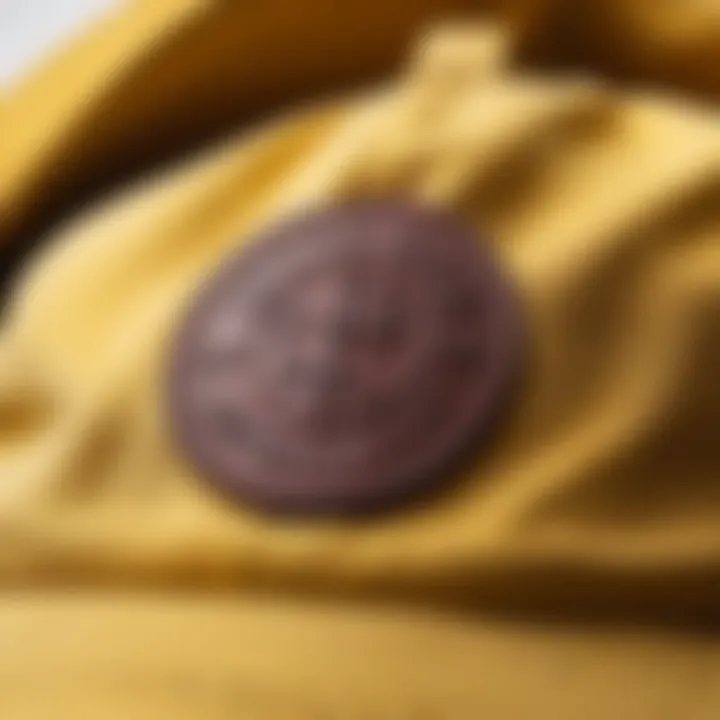 Close-up of the functional features of the CP Company hat