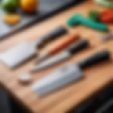 Cutting board maintenance tools