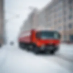 Challenging delivery routes in Norilsk's harsh weather