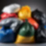 Durable garbage bags in various sizes