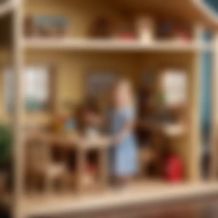 Safety features in a dollhouse