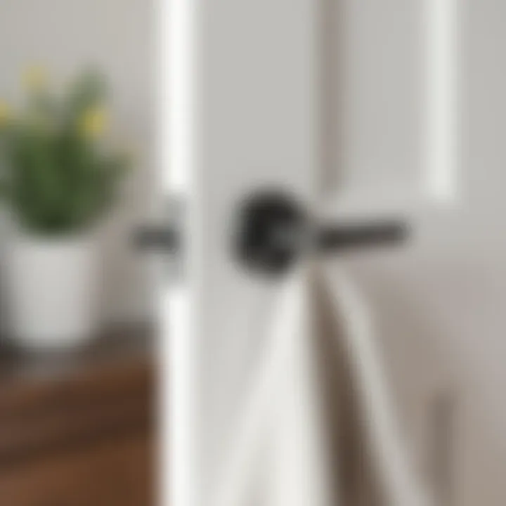 Functionality of door hook racks in daily use