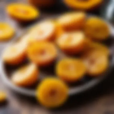 Culinary Dish Featuring Dried Mango Creative culinary dish featuring dried mango as a key ingredient