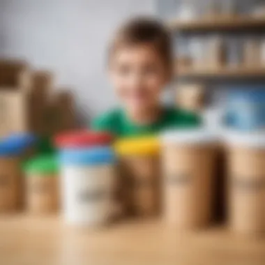 Eco-friendly materials used in children's containers