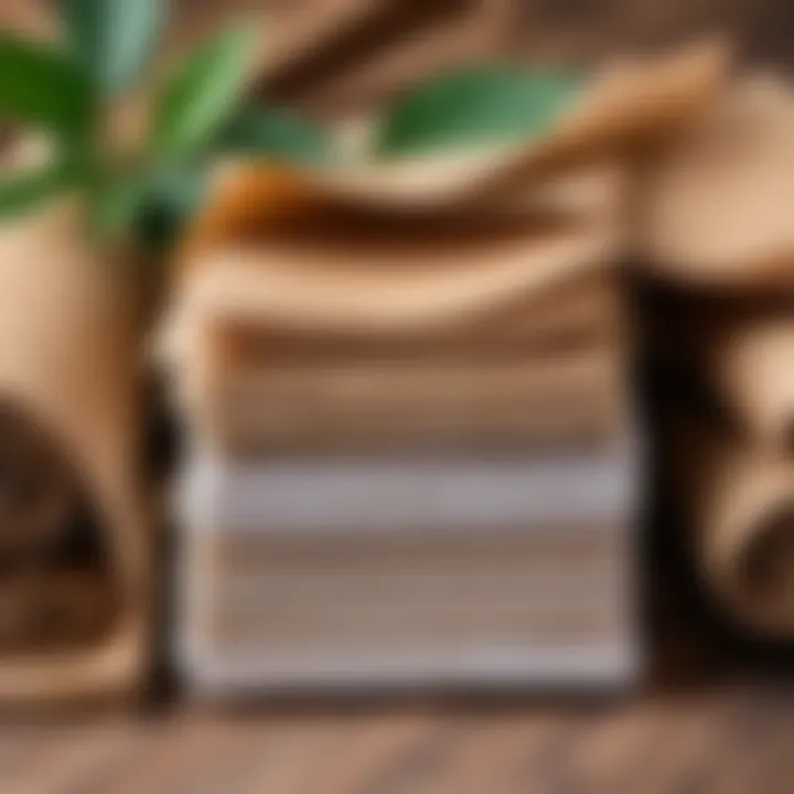 Different types of eco paper