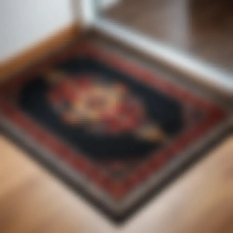 Elegant entrance mat enhancing home aesthetics