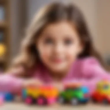 A colorful array of educational toys designed for girls, showcasing creativity and learning.