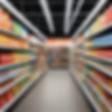 Interior of a modern hypermarket showcasing diverse products