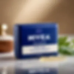 Nivea soap bar showcasing its rich texture