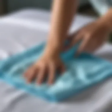 Tereza medical underpads in a healthcare setting demonstrating their practical use