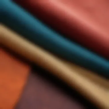 Close-up of fabric textures for children's leggings