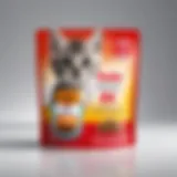 Showcasing the Felix wet kitten food packaging