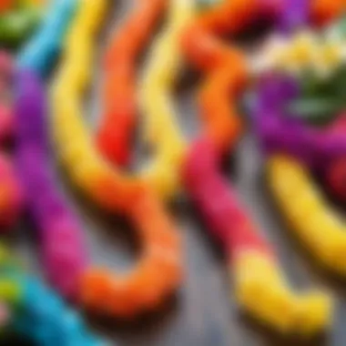 Festive gathering with attendees wearing colorful flower leis