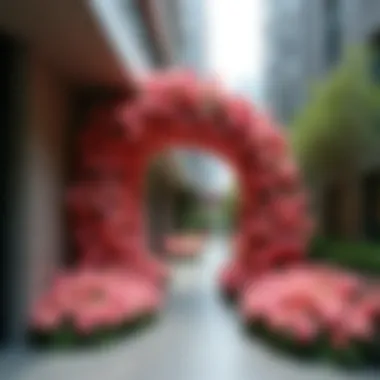Contemporary Floral Designs in Urban Spaces Modern interpretations of floral design in urban China