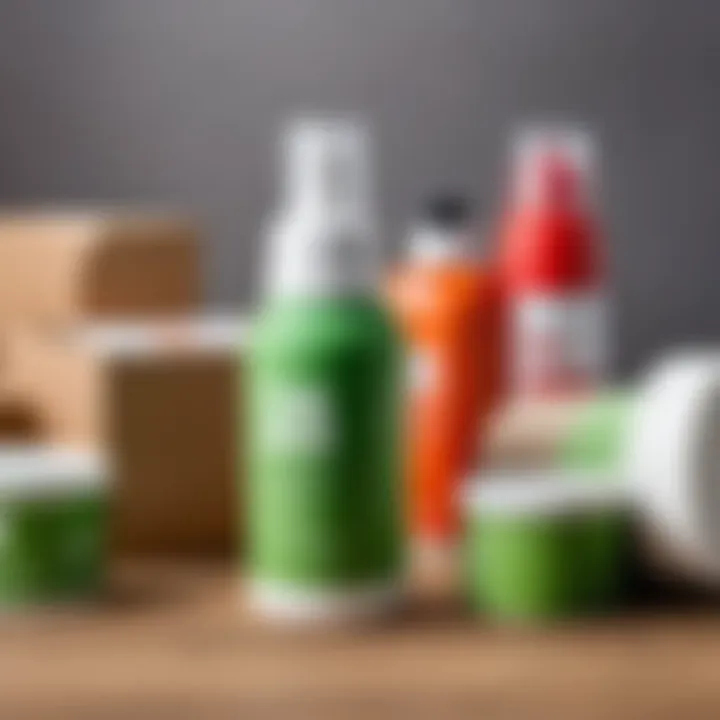 Eco-friendly packaging of foam paint products