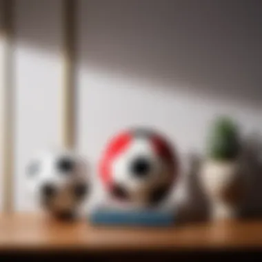 Decor elements reflecting football culture