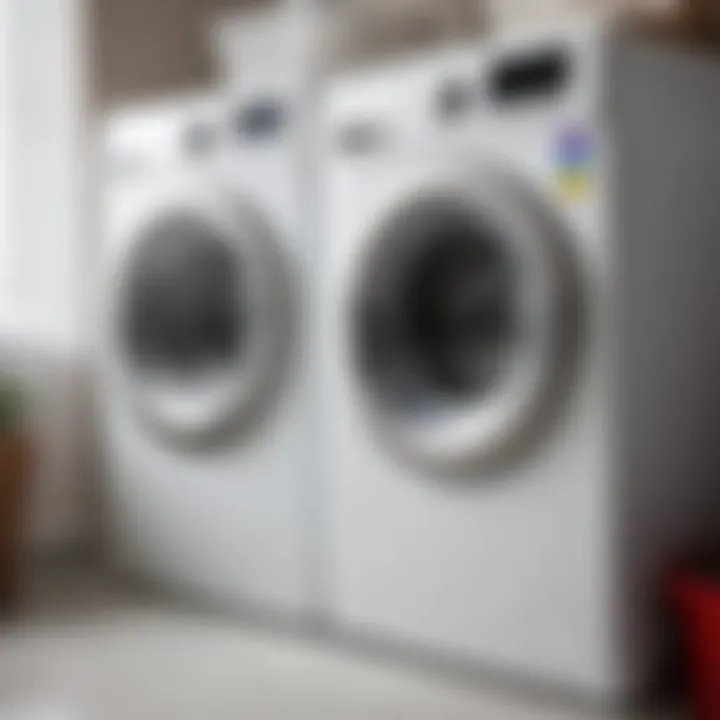 High-efficiency washing machines and gel detergent