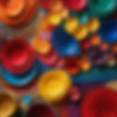 Cultural Contexts of Innamore Colors An abstract representation of cultural contexts of colors