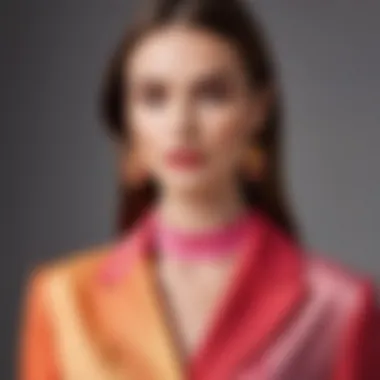 Innamore Colors in Contemporary Fashion A stylish outfit incorporating Innamore hues