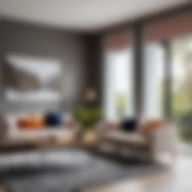 A beautifully designed interior using Innamore shades