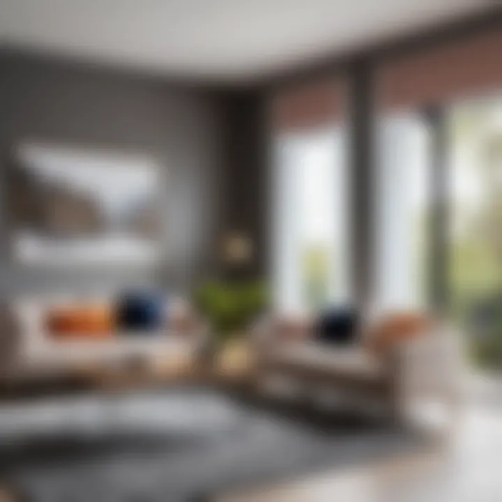 A beautifully designed interior using Innamore shades