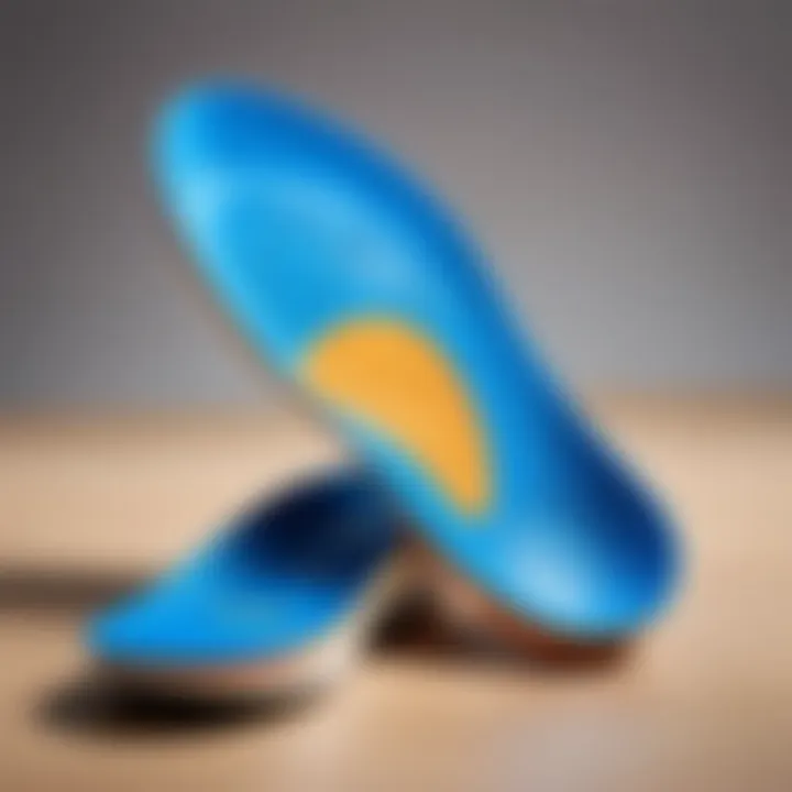 Illustration showing the comfort benefits of using insoles