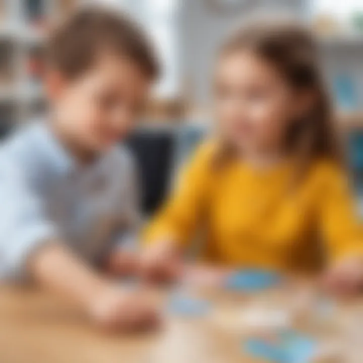 Interactive card games for preschool children